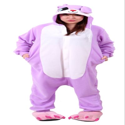 Honeystore Unisex Warm Sleepwear Adult Cosplay Rabbit Pajamas Costume Homewear Lalic XL