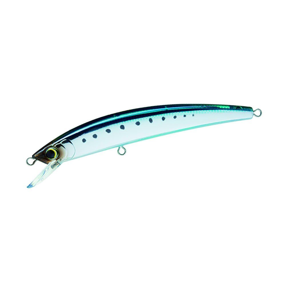 Yo-Zuri Crystal Minnow Yozuri Crystal Minnow Sinking Lure, Blue Back Sardine, 4-3/8"