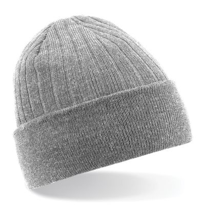 Beechfield B447 Thinsulate, Heather Grey, One Size
