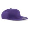 Beechfield B610.PUR 5-Panel Snapback, Black, One Size view 2