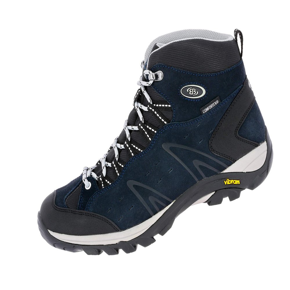Bruetting Mount Bona, Unisex Kids' High Rise Hiking Shoes, Blue Navy, 3 UK