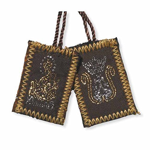 Autom Brown Wool Scapular - 12/pk