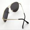 Goson UV400 Color Mirror Metal Aviator Polarized 62mm Sunglasses view 4