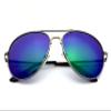 Goson UV400 Color Mirror Metal Aviator Polarized 62mm Sunglasses view 1