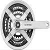 SHIMANO FC TY501 Square 6/7/8 Speed Chainset, Unisex, E-FCTY501C888CSB, Silver, 170 mm view 3