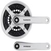 SHIMANO FC TY501 Square 6/7/8 Speed Chainset, Unisex, E-FCTY501C244CSB, Silver, 170 mm view 1