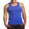 Men's A-Shirt Muscle Tank Top Gym Work Out Super Thick 3 PACK (Small, Royal Blue) view 1
