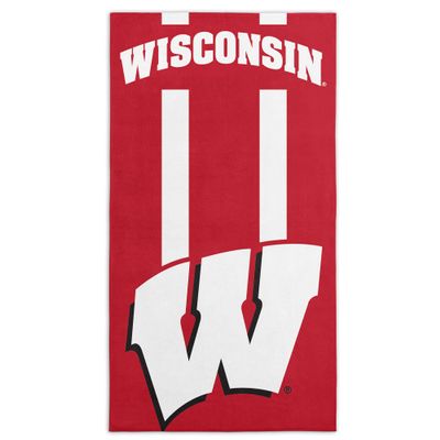 Northwest The Company Unisex Adult NCAA Wisconsin Badgers Zone Read Beach Towel 30 inches by 60 inches, Zone Read, x US
