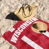 Northwest The Company Unisex Adult NCAA Wisconsin Badgers Zone Read Beach Towel 30 inches by 60 inches, Zone Read, x US view 3