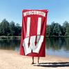 Northwest The Company Unisex Adult NCAA Wisconsin Badgers Zone Read Beach Towel 30 inches by 60 inches, Zone Read, x US view 4