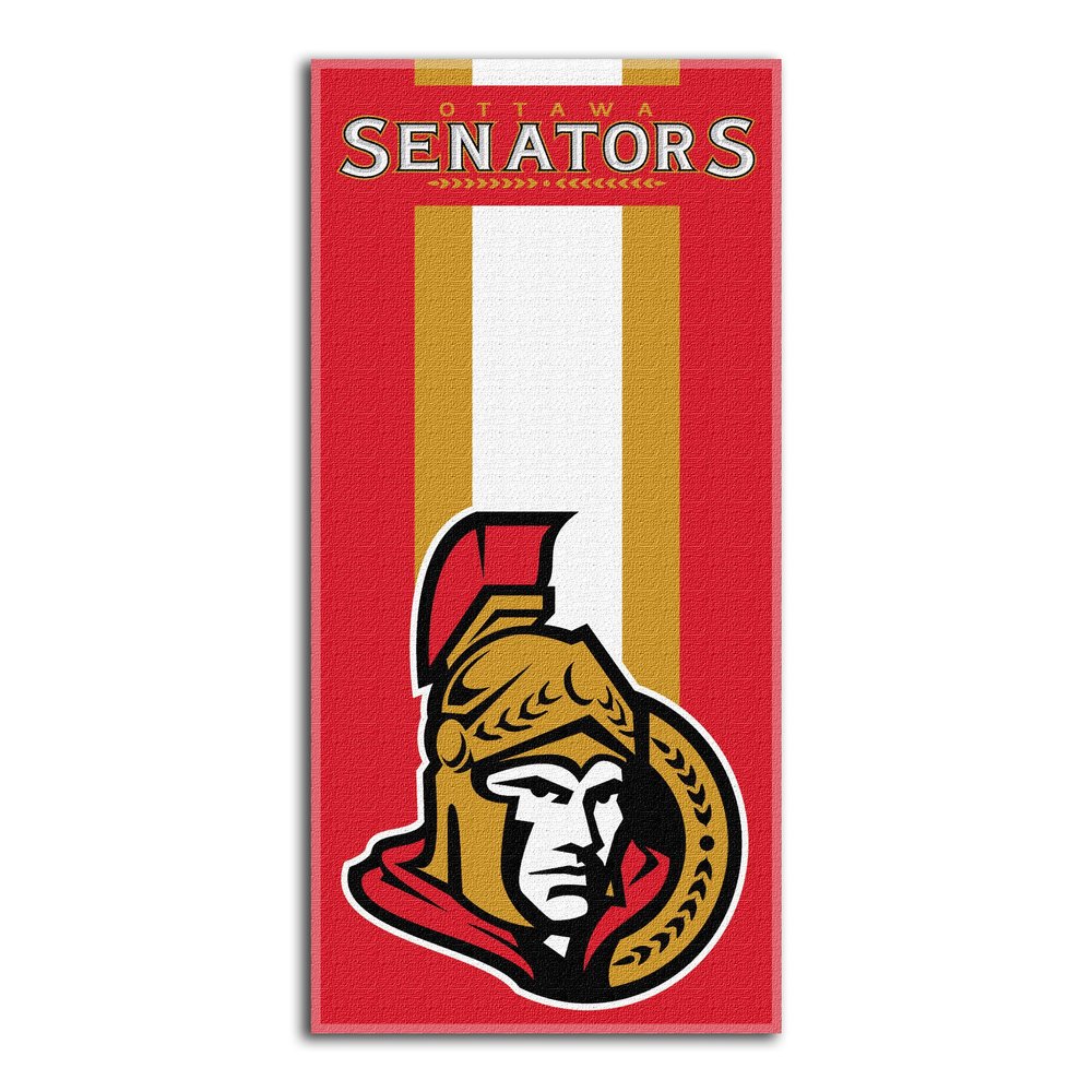 Northwest NHL Ottawa Senators Unisex-Adult Beach Towel, 30" x 60", Zone Read