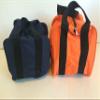 BuyBocceBalls Listing - Unique Package - - Pack of 2 Extra Heavy Duty Nylon Bocce Bags - Blue with Black Handles andOrange with Black Handles view 1