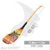 Z&J SPORT Outrigger Canoe Paddle Wooden Shaft, Tahiti Style Hybrid OC Paddle with Graphics Carbon Blade, Durable OC Paddle for Waka AMA, vaa, Bent Shaft & 12 Degree Blade (YW364, 46"-52" Optional) view 4