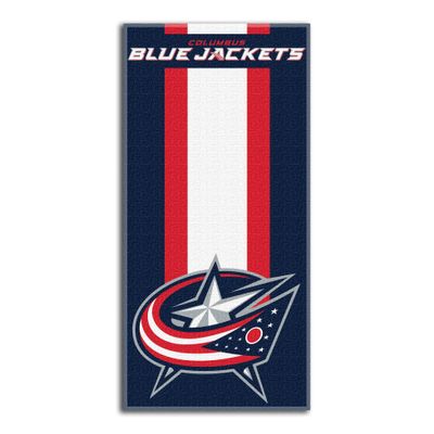 Northwest NHL Columbus Blue Jackets Beach Towel, 30" x 60", Zone Read