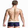 SEOBEAN Mens Low Rise Sexy Sport Swimwear Trunk Boxer Brief (S(25-27"), 2826 Navy) view 3