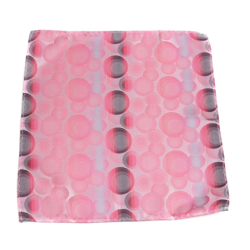 BUYYOURTIES PS-Z-263 - Fashion Pocket Square - Pink