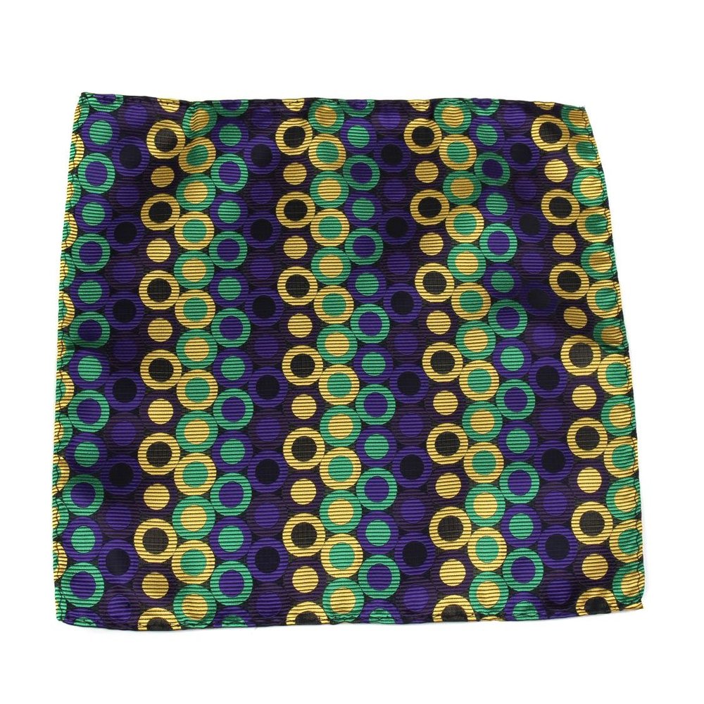 BUYYOURTIES PS-Z-264 - Fashion Pocket Square - Green