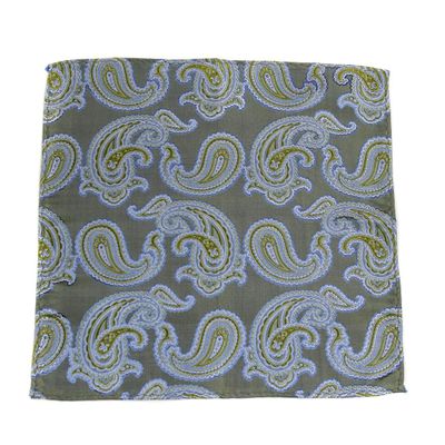 BUYYOURTIES PS-Z-270 - Fashion Pocket Square - Green