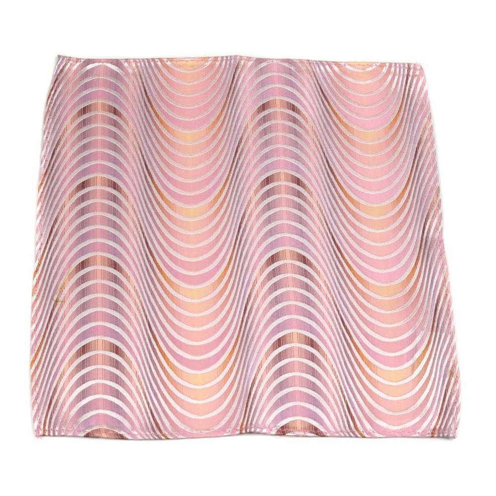 BUYYOURTIES PS-Z-273 - Fashion Pocket Square - Pink