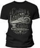 40th Birthday Gift Shirt for Men - Living Legend 1986 Legends Never Die - F/Black-4X