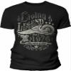 50th Birthday Gift Shirt for Men - Living Legend 1976 Legends Never Die - F/Black-4X view 1