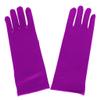 DreamHigh Kids Formal Stretch Satin Long Finger Gloves for Girl Children Party (Purple) view 1