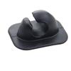 UP100 4Pcs Oar Holder Patch Pole Tube Clips Grey Black for Canoe Inflatable Boat Dinghy Raft (Black) view 1