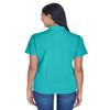 UltraClub Ladies' Cool & Dry Stain-Release Performance Polo XL JADE view 3
