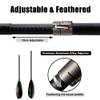 Z&J SPORT Adjustable Kayak Wing Paddle Oval Shaft, Matte Carbon Lightweight 2-Piece Kayak Paddle for Surfski, Racing Kayak, Touring Kayak with Paddle Bag (205cm-215cm, WI) view 4