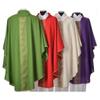 Gothic Chasuble with Cross Embellishments in Polyester, WhiteWhite view 2