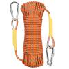 X XBEN Outdoor Climbing Rope 50M (160ft) Rock Climbing Rope, Escape Rope Climbing Equipment Fire Rescue Parachute Rope (160 Foot) - Orange view 1