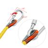 X XBEN Outdoor Climbing Rope 50M (160ft) Rock Climbing Rope, Escape Rope Climbing Equipment Fire Rescue Parachute Rope (160 Foot) - Orange view 3