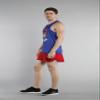 B.O.A BOA Mens Print Running Singlet (2600P) (Michigan, Small) view 4