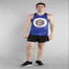 B.O.A BOA Mens Print Running Singlet (2600P) (Minnesota, Small) view 2