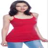 Active Basic Women's Basic Casual Plain Camisole Cami Top Tank Junior and Plus Sizes view 3