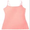 Active Basic Junior Women's Casual Plain Layering Camisole Cami Top Tank - 2 Pack Lilac Peach, M view 3