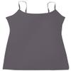 Active Basic Junior Women's Casual Plain Layering Camisole Cami Top Tank - 2 Pack H Gray Charcoal, 3XL view 2