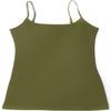 Active Basic Junior Women's Casual Plain Layering Camisole Cami Top Tank - 4 Pack Olive Green Mint Wh, L view 2