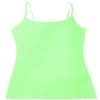 Active Basic Junior Women's Casual Plain Layering Camisole Cami Top Tank - 4 Pack Olive Green Mint Wh, L view 4