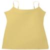 Active Basic Junior Women's Casual Plain Layering Camisole Cami Top Tank - 2 Pack YLW Pink, 3XL view 2