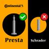 Continental Bicycle Tubes Race 28 700x20-25 SV60 Presta Valve 60mm Bike Tube - Value Bundle 5-in-1 Bicycle Tube 700c view 4