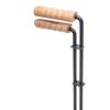 Petromax Professional Lid Lifter for Dutch Ovens, Outdoor Camping Utensil for Handling Hot Campfire Cookware Lids, 14" Long, Steel and Wood, Clamping view 2