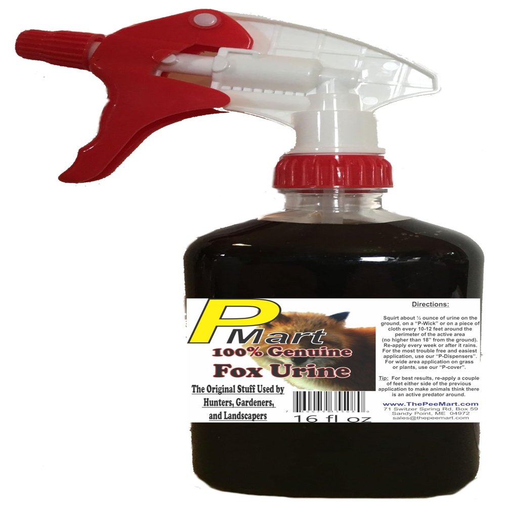 The Pee Mart - Fox Urine 16 oz E-Z Trigger Spray - Full Strength!