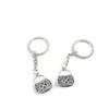 2 PCS Arts Crafts Fashion Jewelry Making Findings Key Ring Chains Tags Clasps Keyring Keychain B8NR5H Hand Bag Handbag view 1