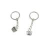 2 PCS Arts Crafts Fashion Jewelry Making Findings Key Ring Chains Tags Clasps Keyring Keychain E4NR1L Handbag Purse Shoulder Bag view 1