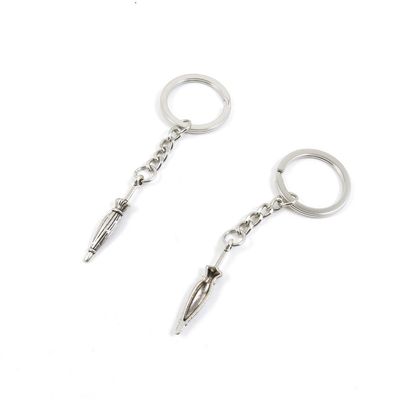 2 PCS Arts Crafts Fashion Jewelry Making Findings Key Ring Chains Tags Clasps Keyring Keychain P5UJ3J Umbrella