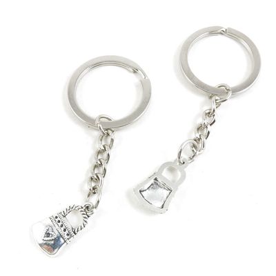 2 PCS Arts Crafts Fashion Jewelry Making Findings Key Ring Chains Tags Clasps Keyring Keychain V7UE8G Handbag Purse Shoulder Bag