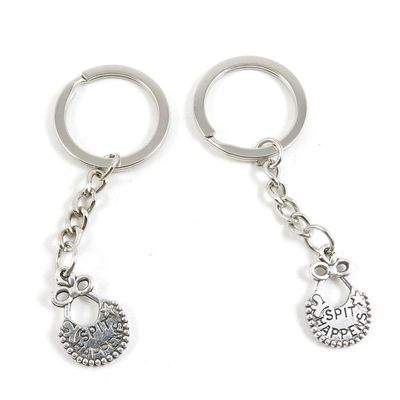 2 PCS Arts Crafts Fashion Jewelry Making Findings Key Ring Chains Tags Clasps Keyring Keychain R6OV9K Handbag Purse Shoulder Bag