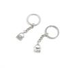 2 PCS Arts Crafts Fashion Jewelry Making Findings Key Ring Chains Tags Clasps Keyring Keychain H1JK1T Handbag Purse Shoulder Bag view 1