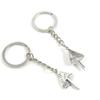 2 PCS Arts Crafts Fashion Jewelry Making Findings Key Ring Chains Tags Clasps Keyring Keychain P6YO8C Mushroom Umbrella view 1